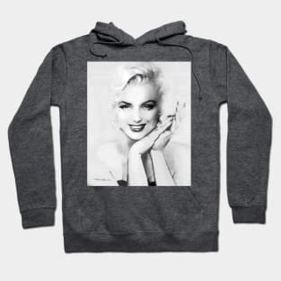 Theo's Marilyn MM 133 black-white Hoodie